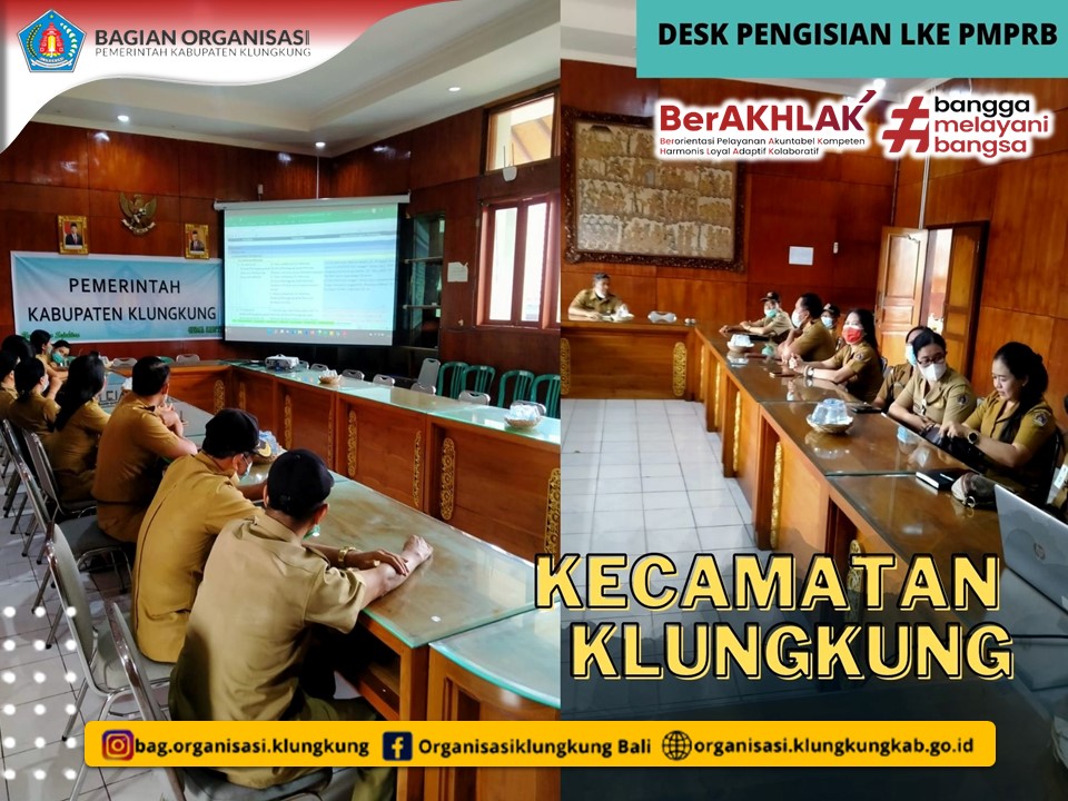 PENGISIAN LKE PMPRB KECAMATAN KLUNGKUNG